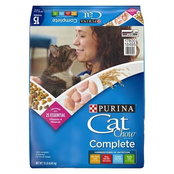 Purina 1780013415 Cat Food, 15 lb Bag, Purina, Mfr#: 1780018495