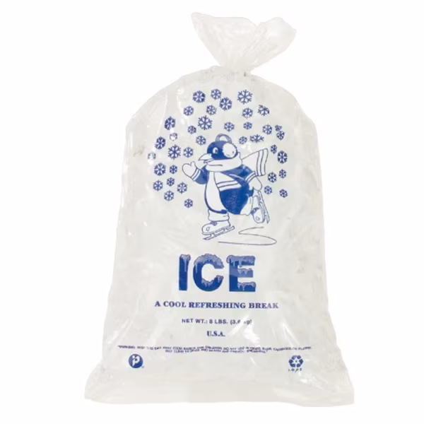 Ice Bags with Twist Ties 11 in. W x 20 in. L, Inteplast Group, Mfr#: IBS IC1120