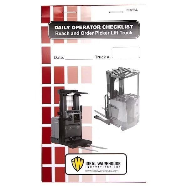 Replacement Checklist Book, 1 3/8" W, PK5, Ideal Warehouse Innovations, Mfr#: 70-1077-CP