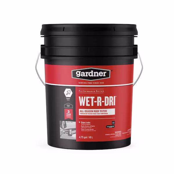 Gloss Black Patching Cement All-Weather Roof Cement 5 gal, Black Jack, Mfr#: 6230-9-30