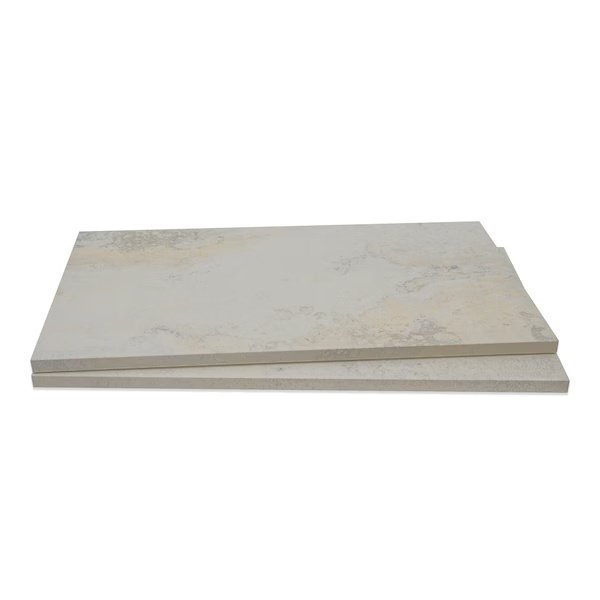Livingstyle Travertino 13 X 24 Matte Porcelain Pool Coping Eased Edge, 2PK, Msi, Mfr#: ZOR-PT-0733