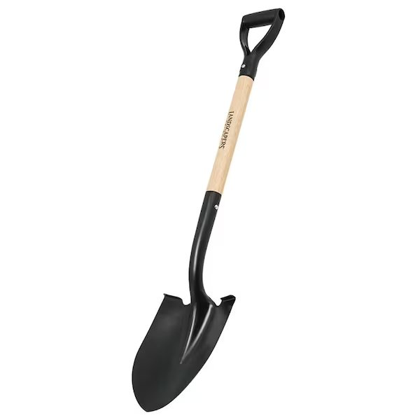 Shovel, 28 in L Handle W/ D-Grip, Landscapers Select, Mfr#: 34448
