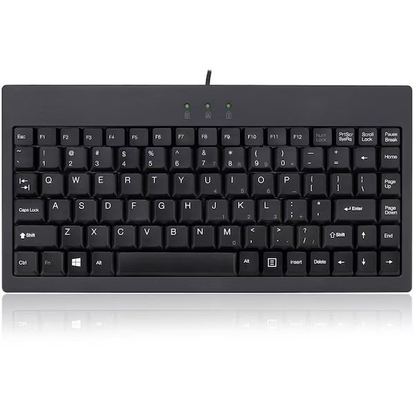 EasyTouch Mini Keyboard Black, AKB110B, Adesso, Mfr#: AKB-110B