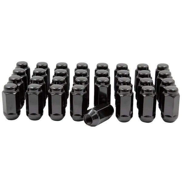 WHEEL INSTALLATION KIT 8 Lug Kit 14 Millimeter x 15 Thread Size 60 Degree Conical Acorn Duplex, Revolution, Mfr#: 13K848BLK