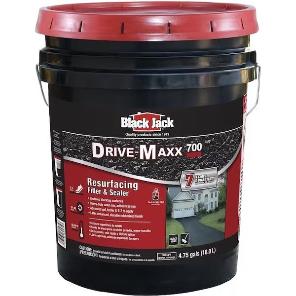 6453930 Resurfacing Filler and Sealer, Liquid, Black, 475 gal Container, Black Jack, Mfr#: 1663224