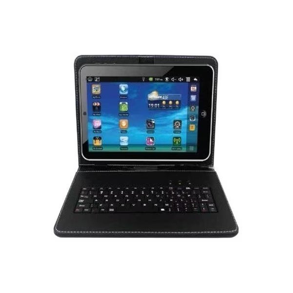 Keyboard/Cover Case for 10 in. Tablet - Black, Supersonic, Mfr#: SC-310KB