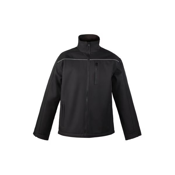 City Softshell Jacket, Large, Black, 2W International, Mfr#: PAC-CS-BLK L