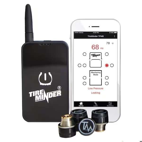 FIRST SMART TPMS FOR RV'S BLUETOOTH ADAPTER W/4 TRANSMITTERS & RHINO B, Valterra, Mfr#: TM22131