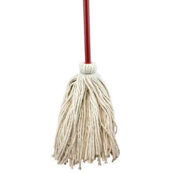 12 oz Deck Mop, Natural, Cotton, Chickasaw, Mfr#: 11012L