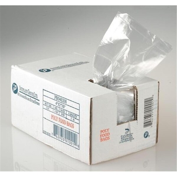 Poly Bag 8 in. W x 4 in. G x 18 in. L, Inteplast Group, Mfr#: IBS PB080418