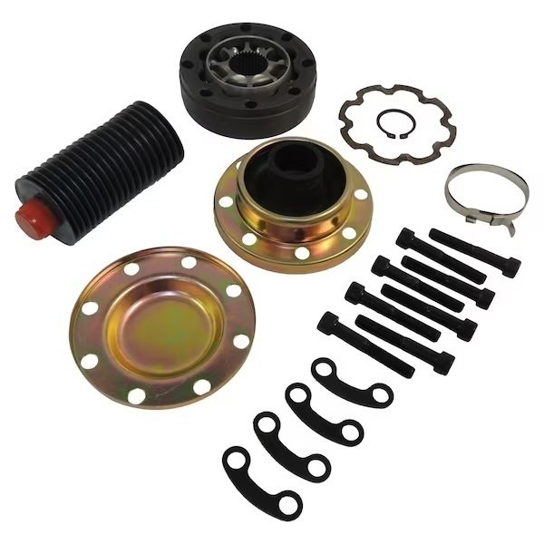 Drive Shaft/ 8 Bolt Direct Replacement, Rubber/ Steel, Services One Joint, Crown Automotive, Mfr#: 528533FRK