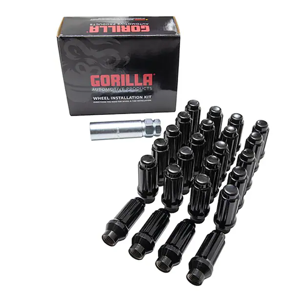 6 Lug Kit 14 Millimeter X 15 Thread Size ET Shank Spline Drive Short Shank 6 Spline Tool, Gorilla Glue, Mfr#: K6ES-14150BGR