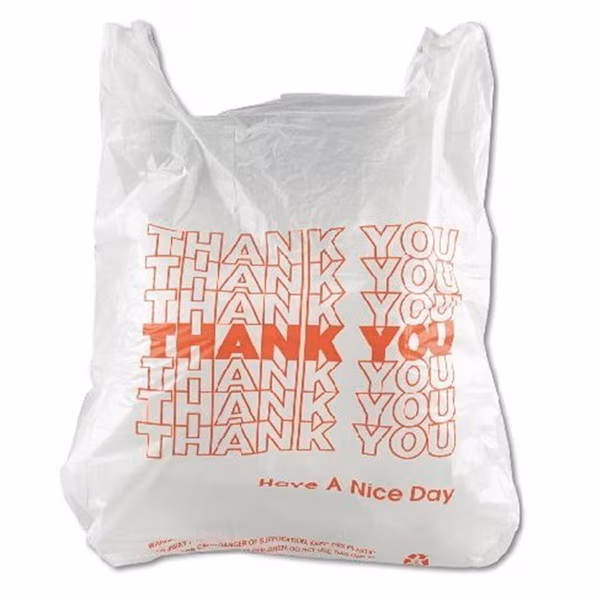 Thank You Bag 12 in. W x 7 in. G x 13 in. L, Inteplast Group, Mfr#: IBS THW2VAL