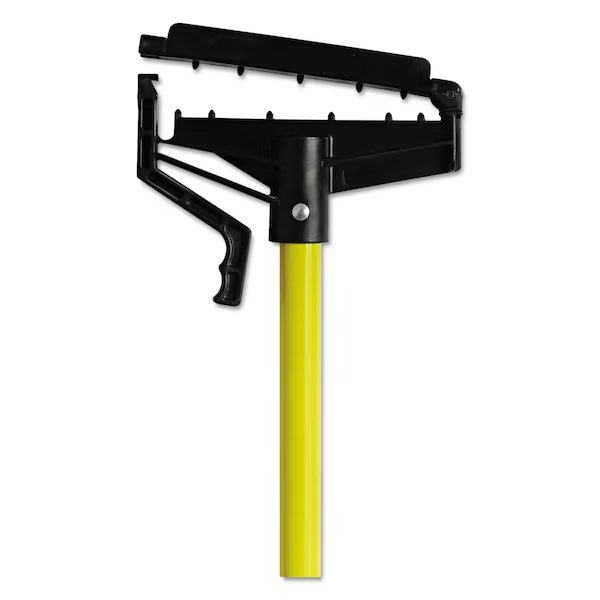 60" Mop and Broom Handles, 1" Dia, Yellow, Fiberglass, O-Cedar, Mfr#: CB965166