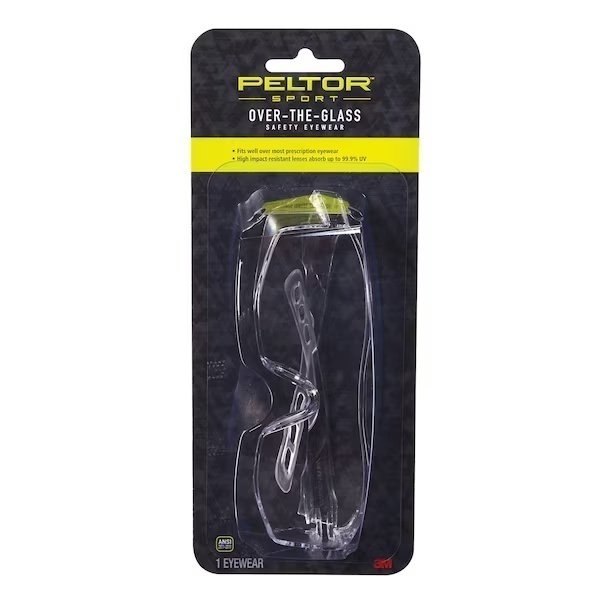 Safety Glasses, OTG Clear Lens, 6PK, 3M Peltor, Mfr#: 47030-PEL-6