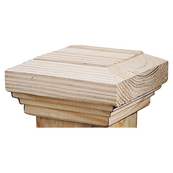 UPF 105701 Post Cap, 5-1/2 x 5-1/2 in Post/Joist, 6 in L, 6 in W, Upf, Mfr#: 105701