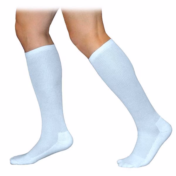 Cushioned Cotton 20-30 Mm.Hg Small Short Women Calf- White, Sigvaris, Mfr#: 362CSSW00