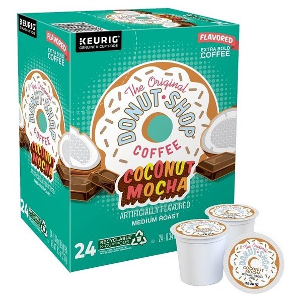 KCup Pod, Coconut Mocha Flavor, Medium Roast, 12 oz Box, Keurig, Mfr#: 5000330073
