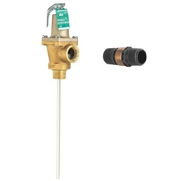 Temperature and Pressure Relief Valve, Watts, Mfr#: 3/4 LF40XL-5 125/210FS