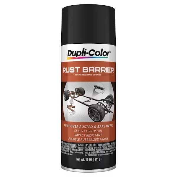 Use To Prevent Rust on Bare Metal/ Rusted Surface, 11 Aerosol Can, Spray-On, Single, Flat Black, Vht, Mfr#: RBA100