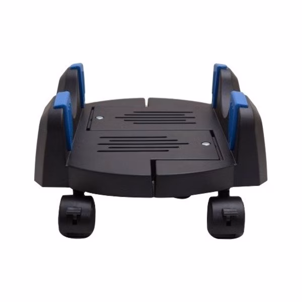 SYBA Multimedia SY-ACC65092 7-12 in. Extra Wide Plastic PC Floor Stand for ATX or E-ATX Case with Adjustable Width from Caster Wheels, Syba Multimedia, Mfr#: SY-ACC65092