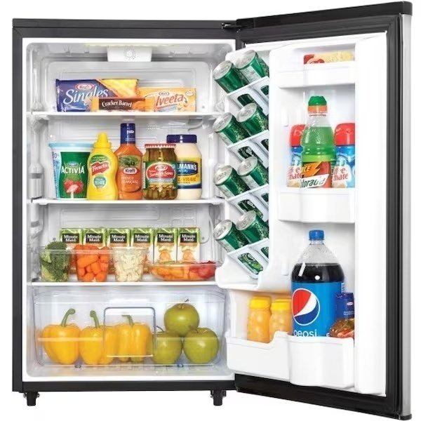 Refrigerator, SS, 4.4 cu. ft., Danby, Mfr#: DAR044A6BSLDBO
