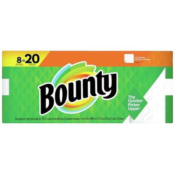 Double Roll Paper Towel, 2Ply, Bounty, Mfr#: 67090