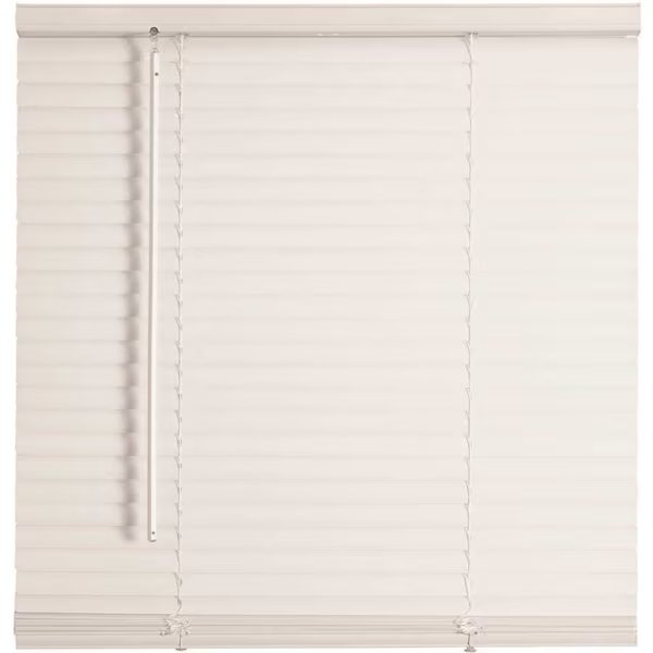 TruTouch White Cordless Light Filtering Vinyl Mini Blinds with 1 in. Slats 35 in. W x 72 in. L, Champion, Mfr#: 484992