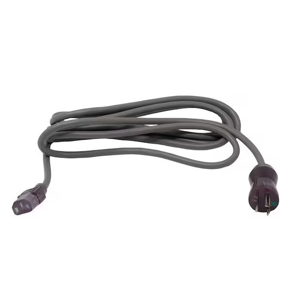 Power Cord, 10 Ft. 18/3 NEMA 5-15P Plug And IEC320 Connector, 10 A, Electri-Cord, Mfr#: 113896
