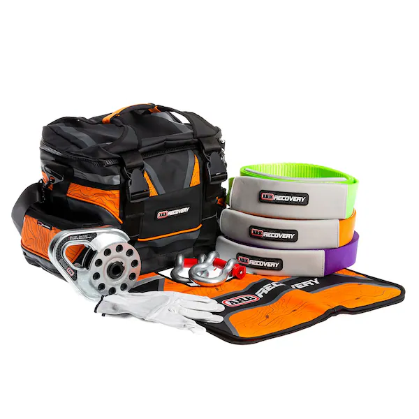 Large Bag/17,500lb Cap Snatch Strap/26,500lb Cap, 10ft Tree Trunk Protector/9,900lb Cap, 66ft Strap, Arb Usa, Mfr#: RK9A