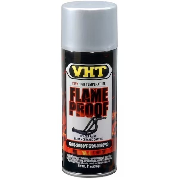 Heat Resistant 1300-2000 Degrees Fahrenheit, Flat Silver, Aerosol Spray Can, 11 Ounce, Vht, Mfr#: SP106