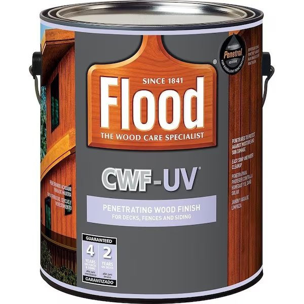Flood FLD520-05 Wood Finish, Cedar, 5 gal, Flood, Mfr#: FLD520-05