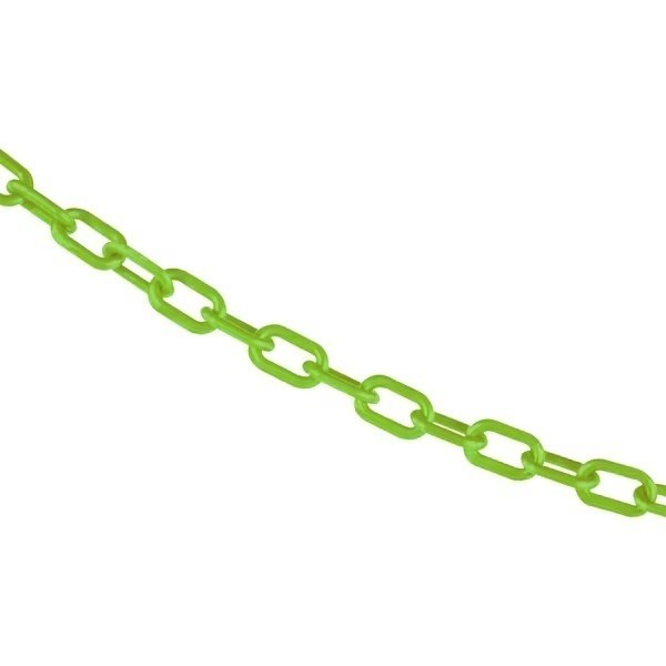 3/4-in #3, 19 mm x 50-ft Crimson Plastic Barrier Chain, Mr. Chain, Mfr#: 00014-50