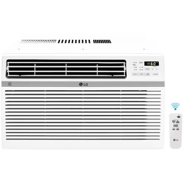 Window A/C, 12,000 BtuH, 550 sq ft, 115V AC, Lg, Mfr#: LW1217ERSM1