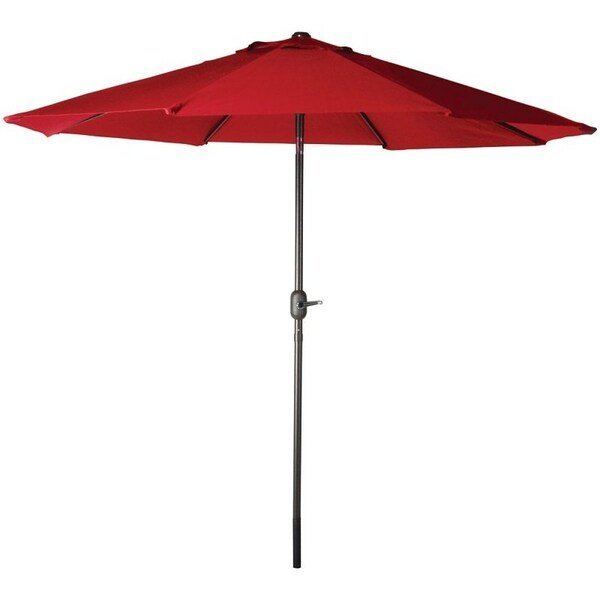 Crank Umbrella, 929 in H, 1079 in W Canopy, 1079 in L Canopy, Round Canopy, Steel Frame, Seasonal Trends, Mfr#: 60034