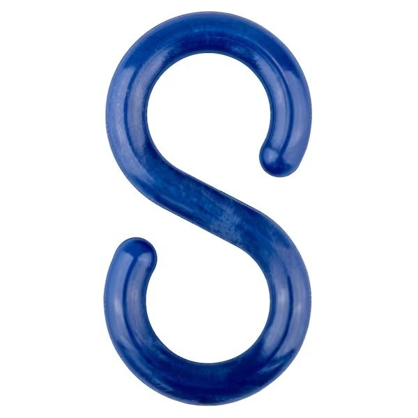 Cobalt Blue 1.5-in S-Hooks, 10PK, Mr. Chain, Mfr#: 30366-10