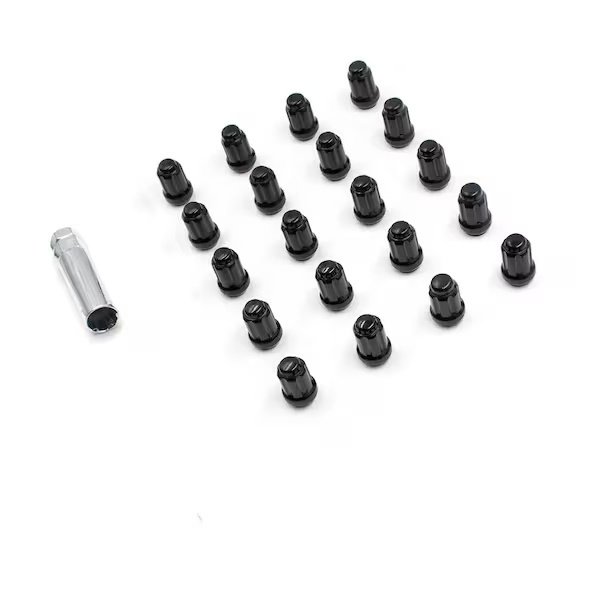 WHEEL INSTALLATION KIT 5 Lug Kit 14 Millimeter x 15 Thread Size 60 Degree Conical Spline Drive, Revolution, Mfr#: 63K548SBLK
