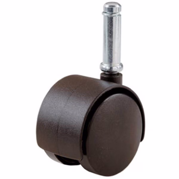 9741 2 in. Twin Wheel Stem CasterBlack, Highboy, Mfr#: HI948714