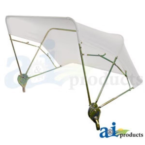 Buggy Top, 3 Bow (48") White 48" x8" x4", A & I Products, Mfr#: A-6A230
