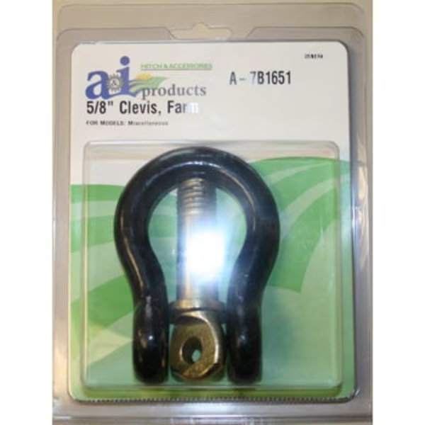 Clevis, Farm 4" x4" x1", A & I Products, Mfr#: A-UC13