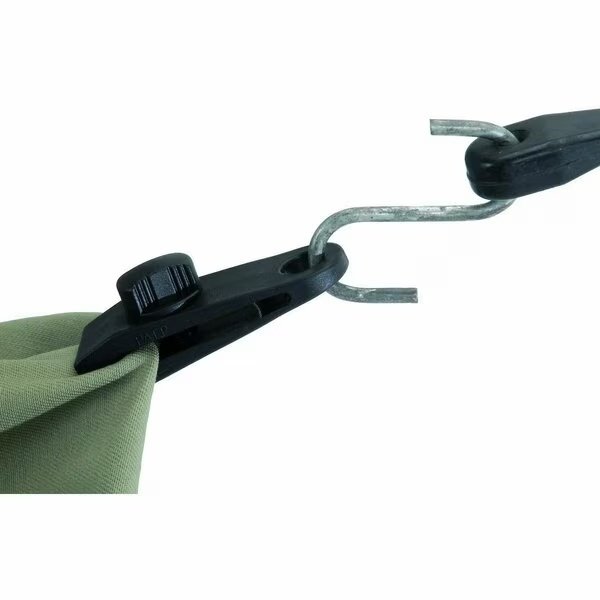 PRO GRIP Tarp Clips (4 per pack) 1.75" x3.25" x8", Sunbelt, Mfr#: A-B1907040