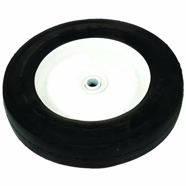 WHEEL-DECK, 8X1.75, SMOOTH, STEEL-WHITE 0" x0" x0", A & I Products, Mfr#: A-B1SB2989