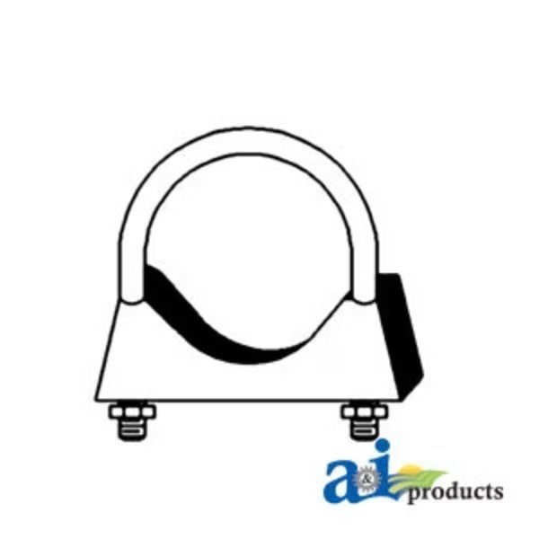 Clamp, Headlamp 5" x5" x0.2", A & I Products, Mfr#: A-CLP200