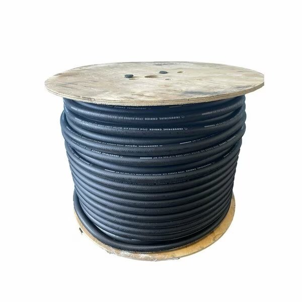3/8 x 700 Ft Reel EPDM Air-Water-Light Chemical 300PSI Hose Black, Industrial Choice, Mfr#: ICH-ER3/8-300BK-700reel-1pc