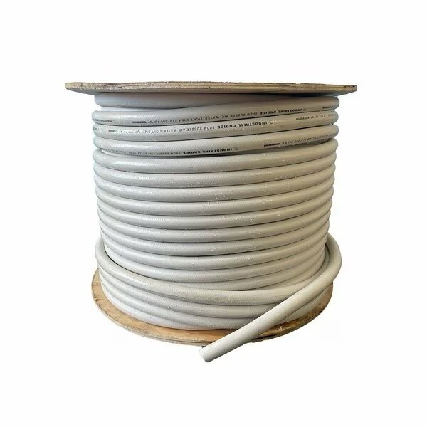 1/2 x 500 Ft Reel EPDM Air-Water-Light Chemical 300PSI Hose White, Industrial Choice, Mfr#: ICH-ER1/2-300WH-500reel-1pc