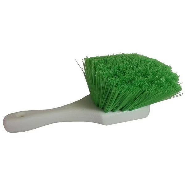 Chemical Resistant Nylon Brush - Short Handle, Hti, Mfr#: 857CR
