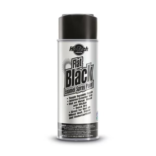Flat, Black, 12 oz, Hti, Mfr#: HT 1810