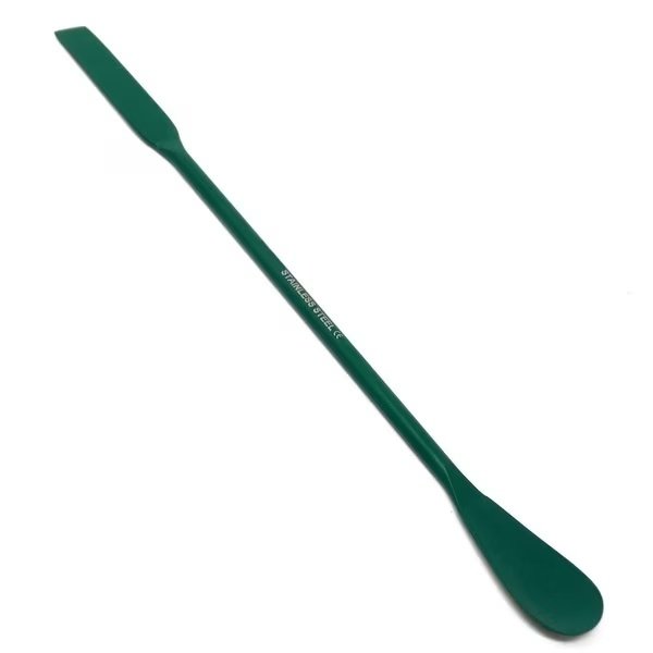 PTFE Coated Double Ended Lab Spatula, Square & Flat Spoon End 7", A2Z Scilab, Mfr#: A2Z-ZR109