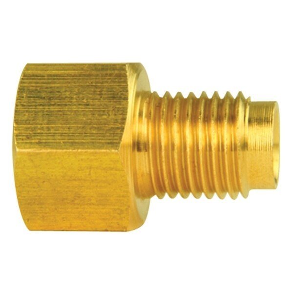 Adapter, Brass, Female(7/16-24 Invtd), Male(3/8-24 Invtd), 100/box, Ags, Mfr#: BLFX-23