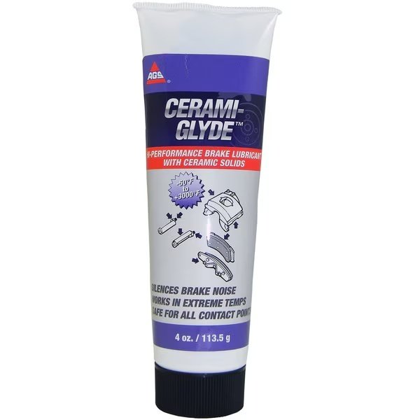 Cerami-Glyde Silicone Brake Lubricant, Tube, 4 oz, Ags, Mfr#: CM-4